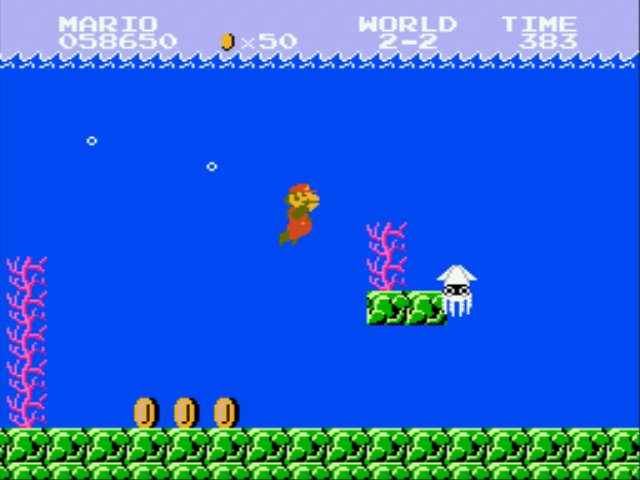 Super Mario Bros for Sega Genesis Screenthot 2
